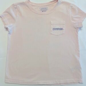 Vineyard Vines Light Pink Run for the Roses Kentucky Derby Pocket Tee